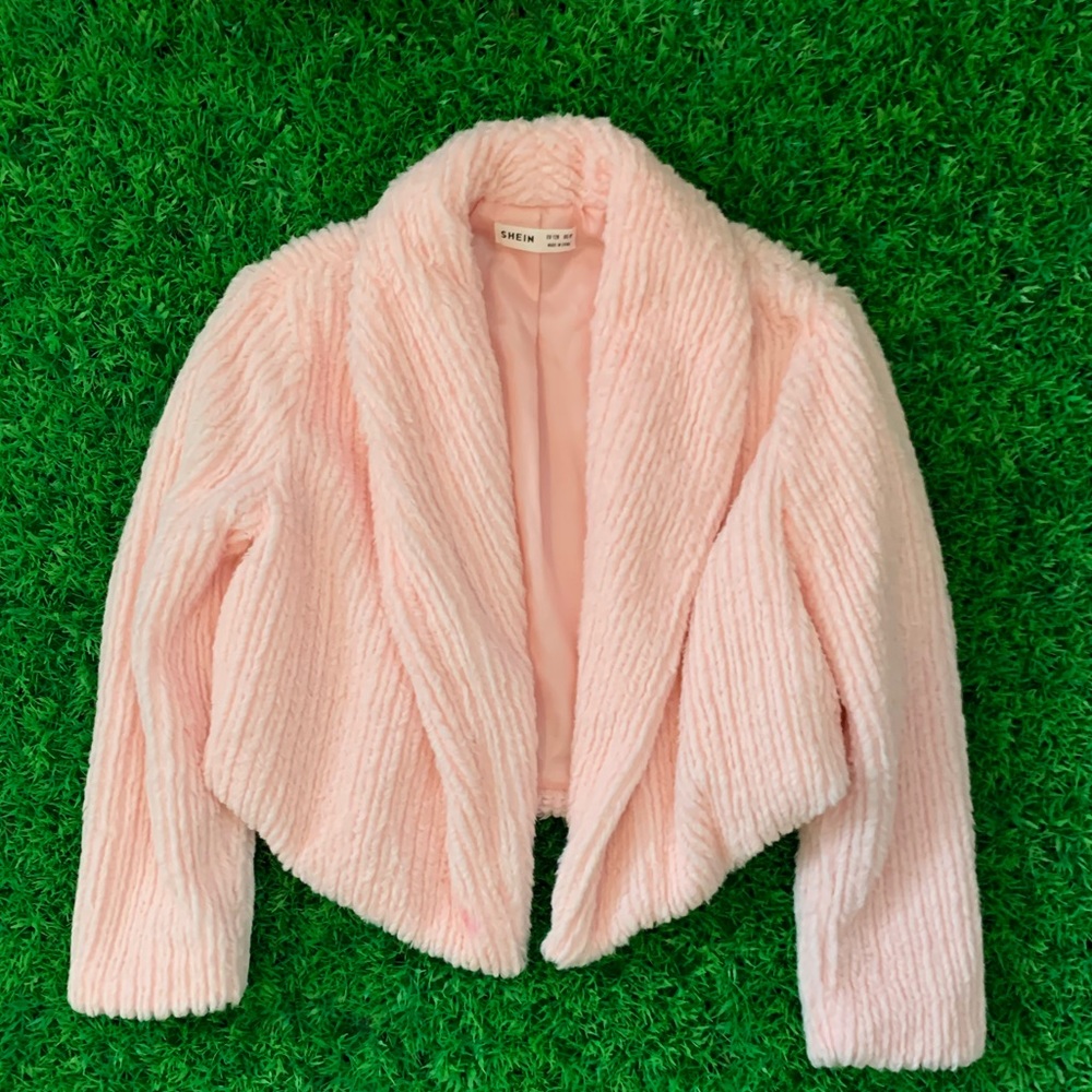 Soft Pink Cardigan Jacket